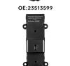 Power Window Switch for Baojun 730 Driver's Side, Anti-Pinch with Silver Trim.
