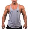 Sommer Herren Strand und Schwimmen Ärmelloses T-Shirt Baumwolle atmungsaktive coole Weste Muscle Gym Bodybuilding Fitness Tank Top