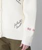 AVIREX HAND EMBROIDERY KNIT CARDIGAN Women's F 033 Off white 783-4241601