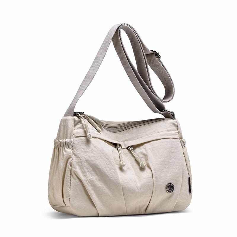 Lightweight Large Capacity Multi-Pocket Nylon Crossbody Bag