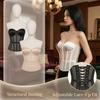 Sleeveless Women Corset Fishbone Camisole with Pads Streetwear Women Vest Sling Top  Lady