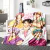 1Pc Fantasy Heroes Unite Blanket For Couch Bed Plush Cozy Fuzzy Blanket Super Soft Warm Blankets For Fall And Winter 0918200