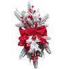 Christmas Swag Wreath Pendants Without/with Light Atmosphere Decorative Garland Home Door Window Decoration Party Supplies