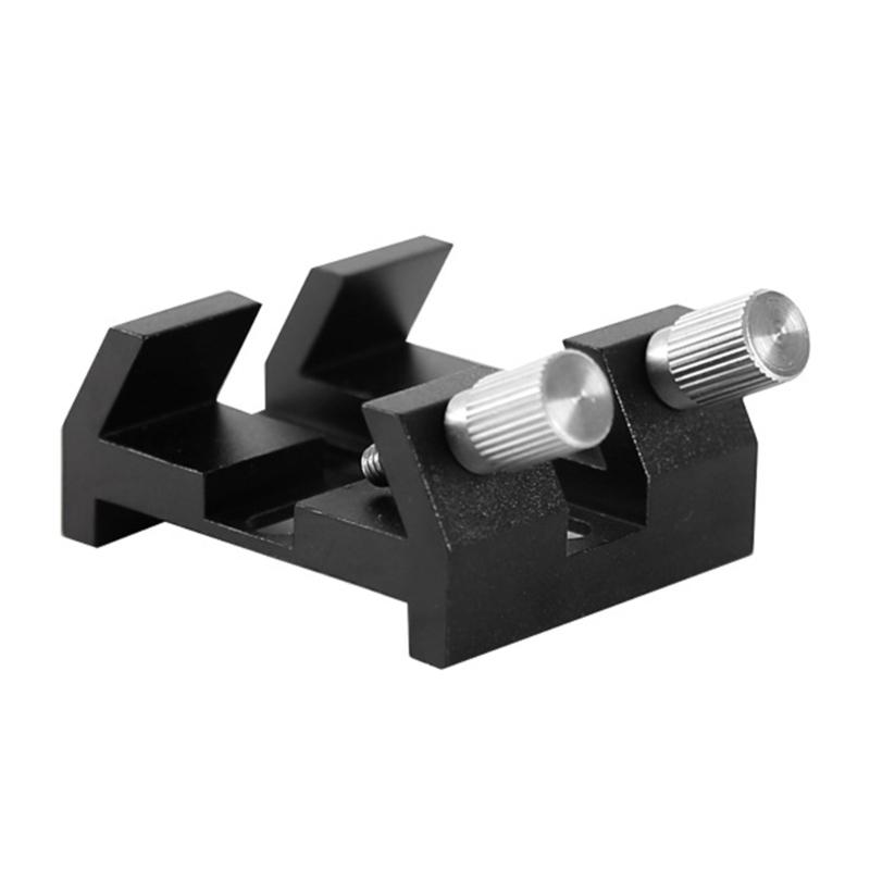 Supporto per telescopio con base a coda di rondine universale aggiornato, morsetto a coda di rondine con due viti a testa zigrinata, installazione semplice e resistente.