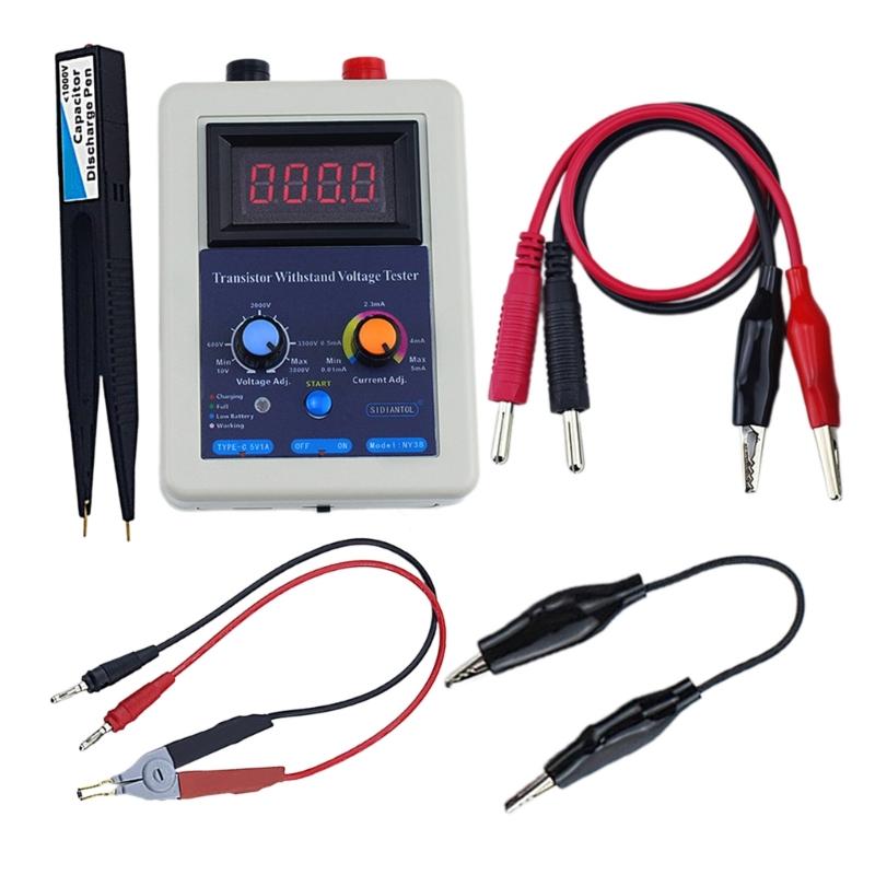 0-3800V IGBT Meter Transistors Withstand Voltage Tester Diode MOS Triode MOVs Transistors Withstand Voltage Testing Tool