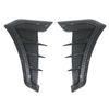 Saki & Masa Front Fender Dummy Ducts (Left and Right) - Carbon Fiber Pattern, Universal Duct, Soft Material, Easy Customization