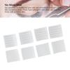 8 Sheet Self Adhesive Lash Strips for Fake Eyelashes No Glue Apply Black Transparent Waterproof Reusable Eyelash Adhesive Strips
