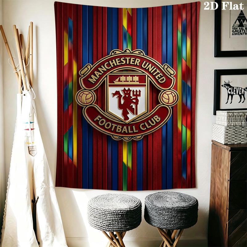 Manchester Crest Emblem Bedding 1 Duvet Cover 2 Pillowcase Without Core Soft And Comfortable Christmas Birthday Gift Bedding Set