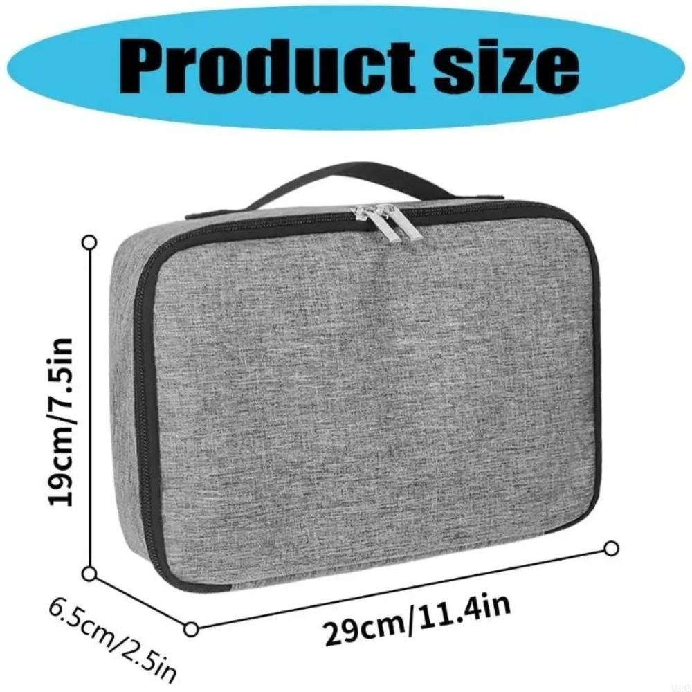 Removable Partitions Glasses Organizer Adjustable Slot Sunglass Storage Pouch