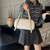 Premium sense retro commuter armpit bag women 2025 new fashion casual portable shoulder bag niche bowling bag