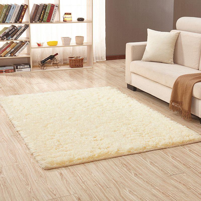 Luxuriously Soft Fluffy Rug With Anti-slip Backing Perfect For Living Room And Bedroom