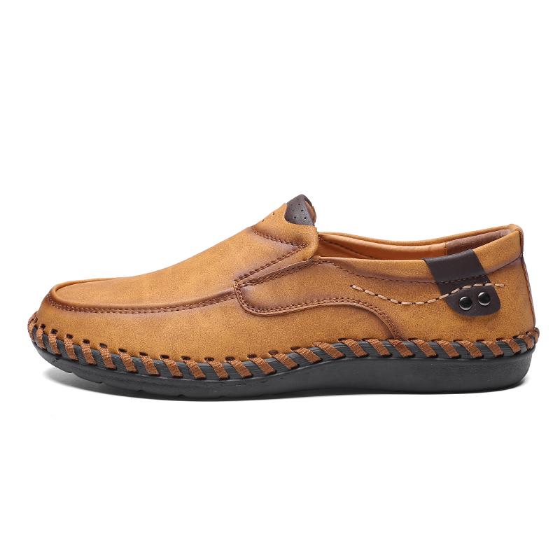 Size 38-48 Men's Moccasins Men's Shoes Men's Casual Shoes Handmade Leather Shoes Men's Loafers