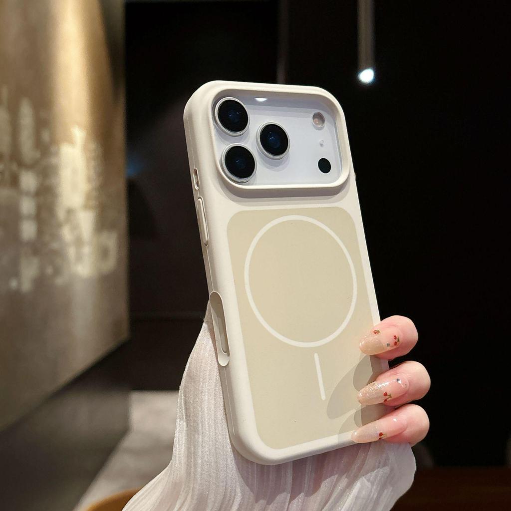 Women's Full Coverage Liquid Silicone Magnetic Case for Apple iPhone 17 Pro Max with Drop Protection