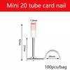1Pcs Round Steel Nails For Manual Rivet Nail Gun Accessories Tools Concrete Steel Wall Anchor Trough Fastening Tool