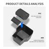 for Dacia Sandero 20-25 Armrest Storage Box Plastic Stowing Tidying Silicone Mat Car Interior Storage Accessories Car Organizer