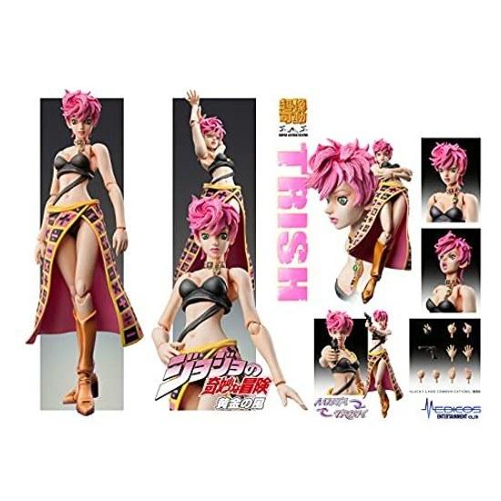 Super Action Statue JoJos Bizarre Adventure Part 5 Trish Una Approximately 150mm PVC ABS Nylon Painted Figure
