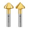 Tiangong 6542 Cobalt-Plated Titanium 90-Degree Single-edged Chamfering Countersink Drill