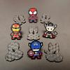 Pixel Avengers Brooch: Creative Spider-Man & Iron Man Superhero Badge