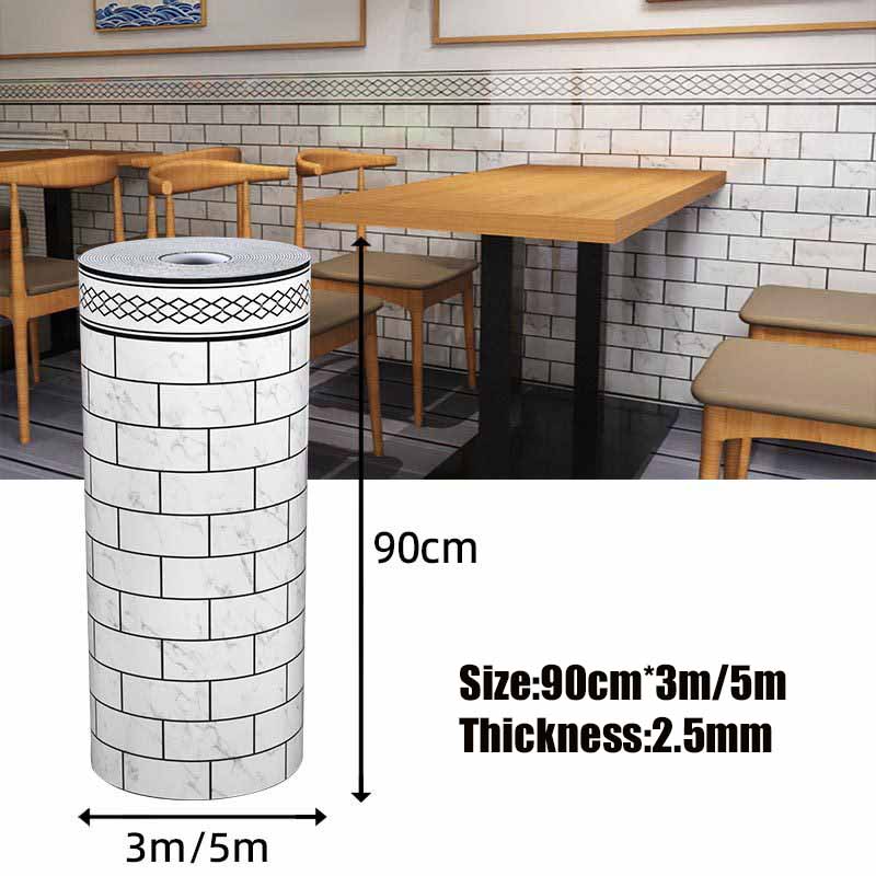 2,5 mm silný samolepicí mramorový a obkladový nástěnný panel Vodotěsná PVC tapeta DIY Nástěnná krytina Obložení Renovace Nástěnná dekorace