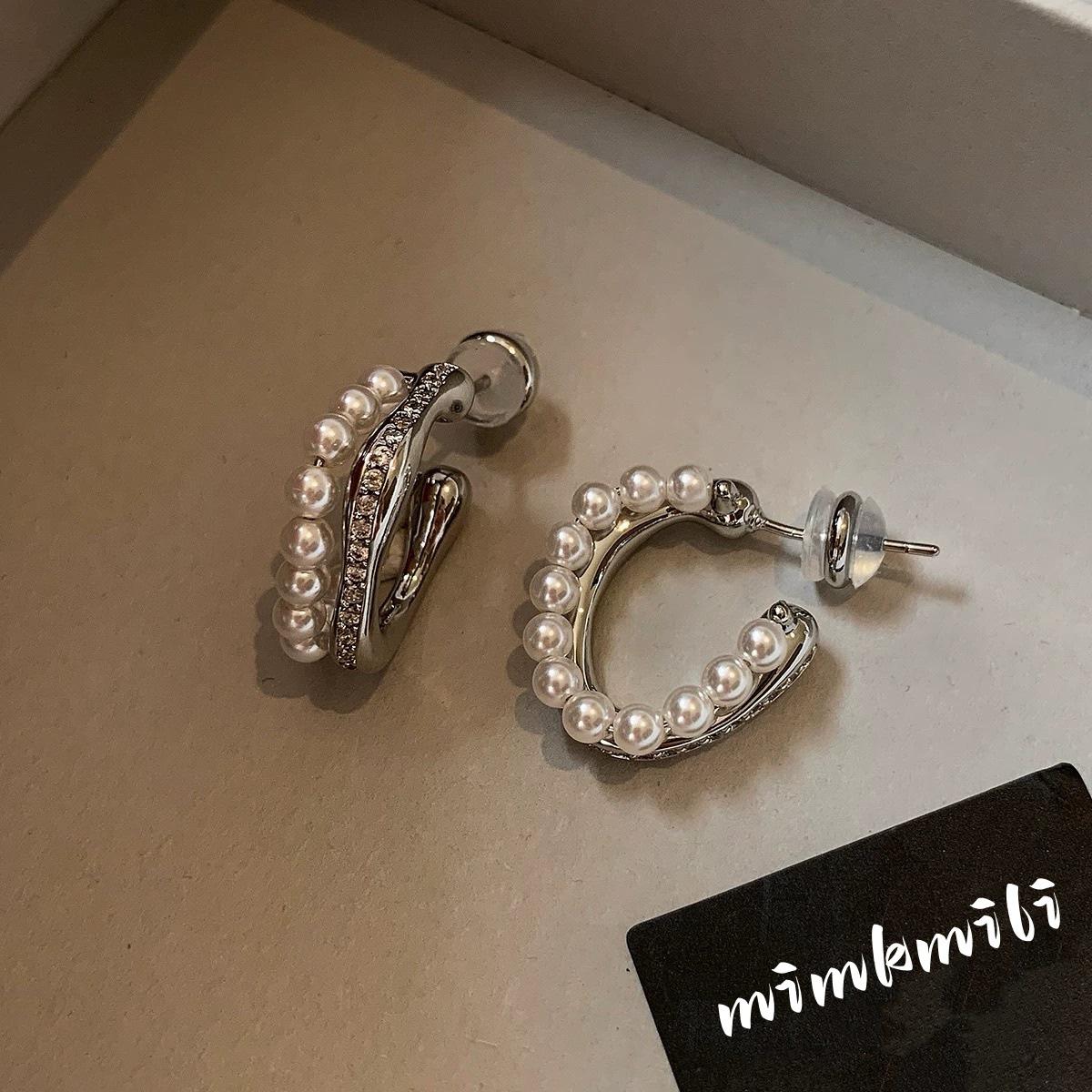 Французские Роскошные Серьги-Кольца Осень/Зима - Элегантные Универсальные Серьги для Женщин