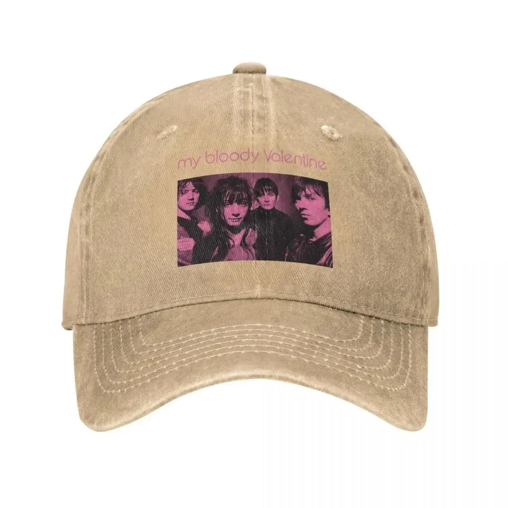 My Bloody Valentine Slowdive Band Baseball Cap Vintage Distressed Cotton Sun Cap Unisex Style Outdoor Workouts Caps Hat
