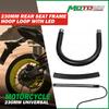 230MM Universal Motorcycle Rear Seat Frame Hoop Loop with LED Brake Turn Tail Lights Cafe Racer Accessories For YAMAHA For Honda