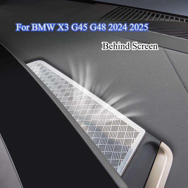 Für BMW X3 G45 G48 2024 2025 2026 Auto Armaturenbrett Hinter dem Bildschirm Aufkleber Mittelkonsole Lüftungsgitter Abdeckung Staubschutz Gitter Schutz