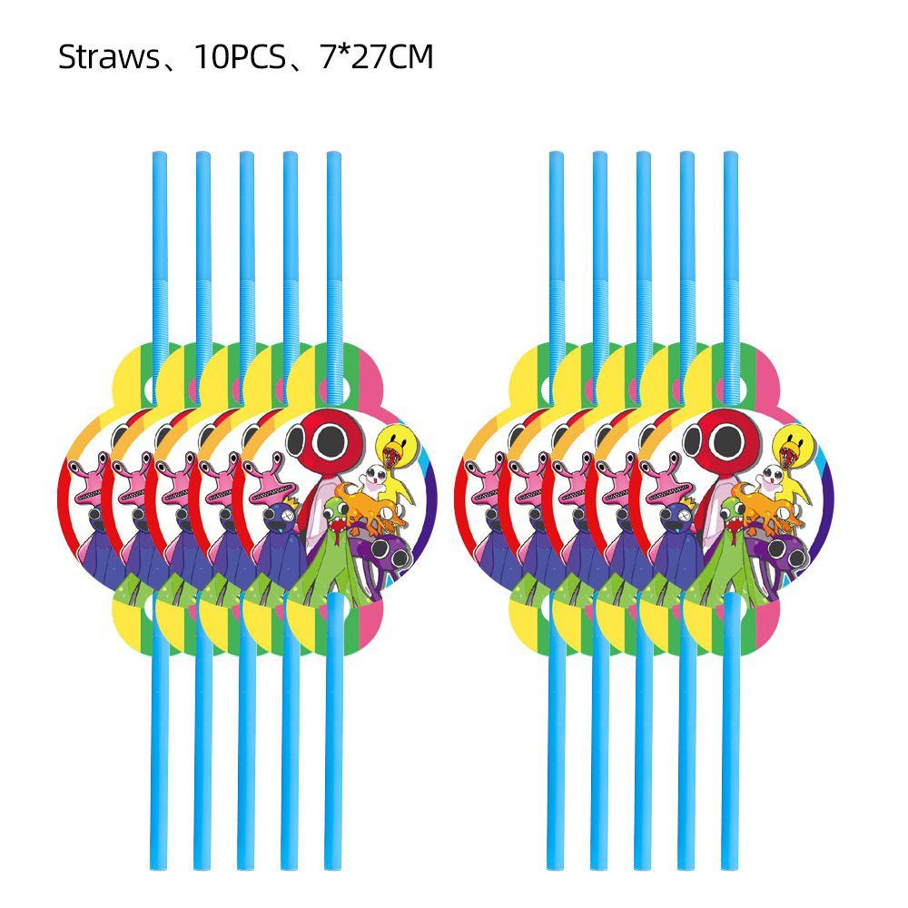 Rainbow Roblox Friends Party Supplies Banner Cake Topper Balloons Birthday Kids