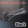 100-300pcs Nylon Cable Ties Adjustable Self-locking Cord Ties Straps Fastening Loop Reusable Plastic Wire Ties for Home Office