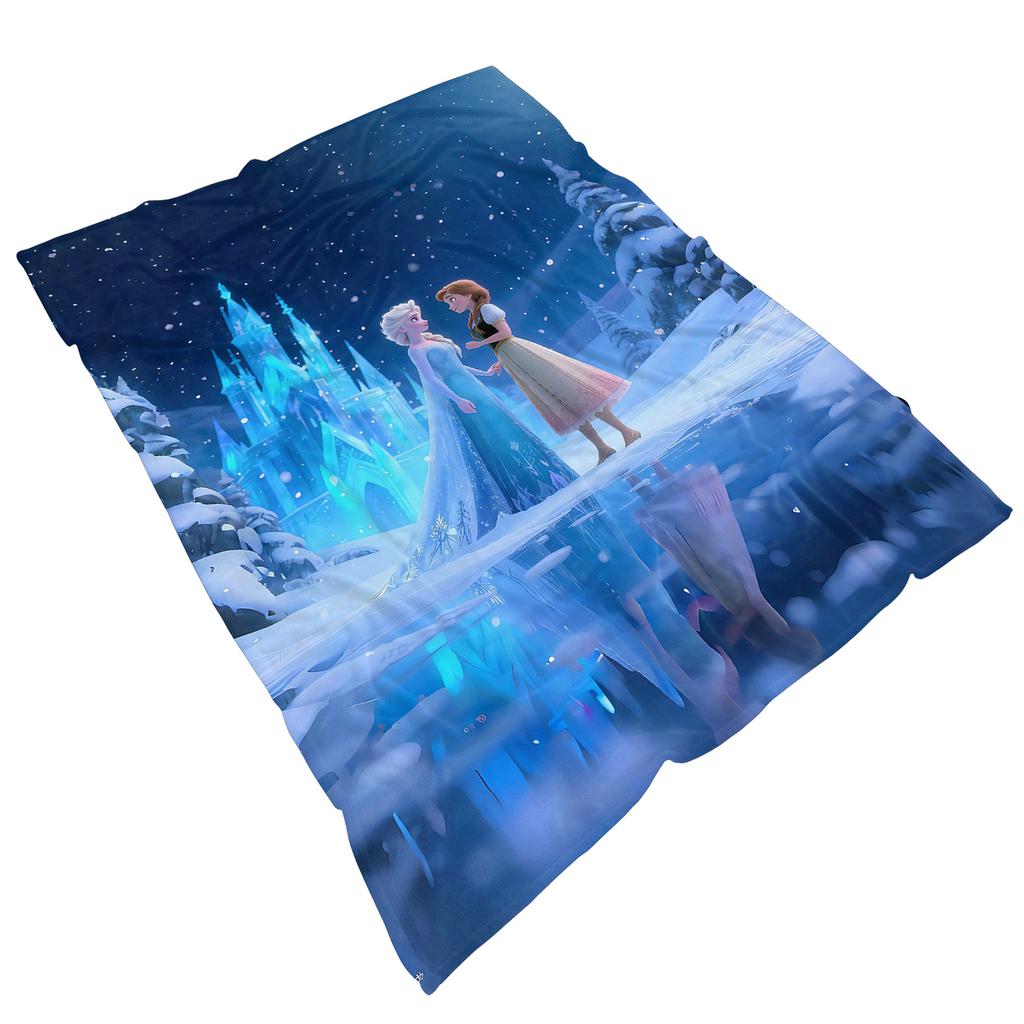 Cartoon Frozen soft Blankets blankets fluffy flannel thin Blanket Picnic Sofa Family Bedroom Children's Room custom blanket