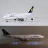 Airplanes Decoration 47CM Luthansa Airlines B747 Aircraft Model Plane B747 Collection Plane With Landing Geal Build Display Gift