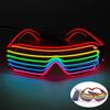 Festival Mixed Colors Glowing LED Glasses Fluorescence Party Supplies Light Up Glasses Men Women Christmas Eyewear Costume