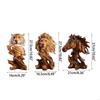 62KD Impressive Resin Lion Statue Wildlife Home Statues for Business Occasion