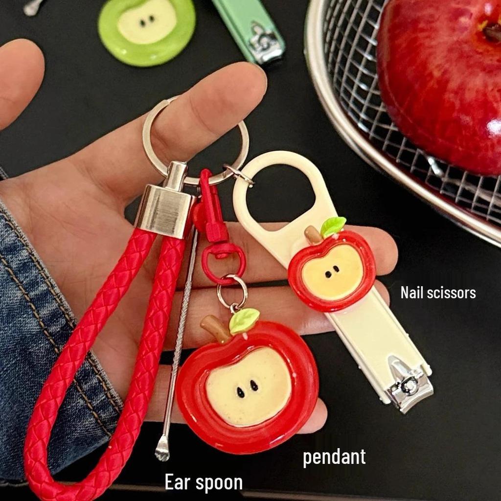 Exklusivt erbjudande för nykomlingar: Söt äpple-nyckelringshänge för väskor