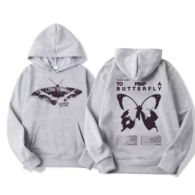 Kendrick Lamar Album To Pimp A Butterfly Lista utworów Bluza z kapturem Męska bluza graficzna Estetyczna bluza z długim rękawem
