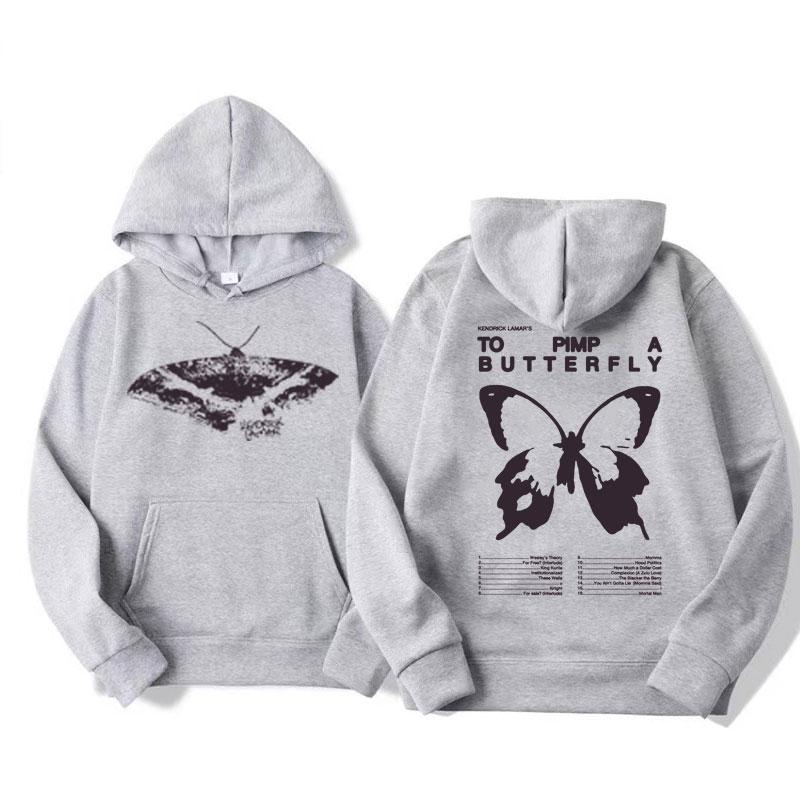 Kendrick Lamar Album To Pimp A Butterfly Tracklist Hoodie Men graphic Hoodie Aesthetic Long-sleeved sweatshirt