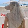New Strap Headscarf Hat Neck Protection Uv Protection Sunblock Visor Sun Hat