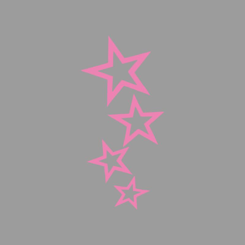 Four-Star Tail Spray Decals And Bumper Creativeandfunny Stickers For Cartoon Fansandloverhigh Quality For Car Trucks Motorcycles