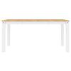 5 Piece Dining Set PANAMA White Solid Pine Wood