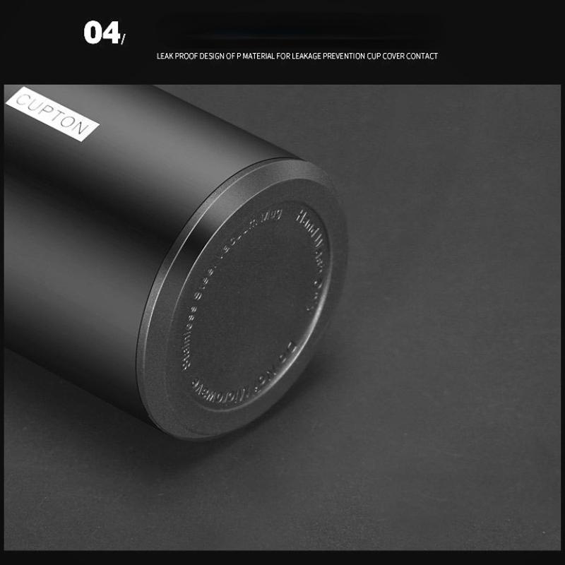 Multi-purpose Portable Intelligence Thermos Cup 500ml Vacuum Flasks Portable Stainless Steel Thermos Cup Water Bottle Office Thermos Cup