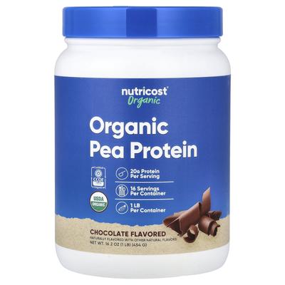 Organic Pea Protein, Chocolate, 1 Lb (454 G)