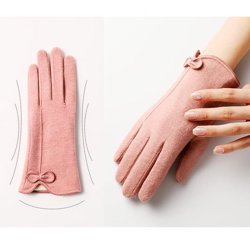 Warme Handschuhe für den Winter, samtig, warm, zum Fahren und Radfahren, Touchscreen-Kaschmir-Handschuhe