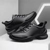 Fashion Genuine Leather Mens Sneakers Outdoor Casual Sports Shoes Lightweight Male Treking Footwear Non-slip Tenis Shoes Travel Trainers