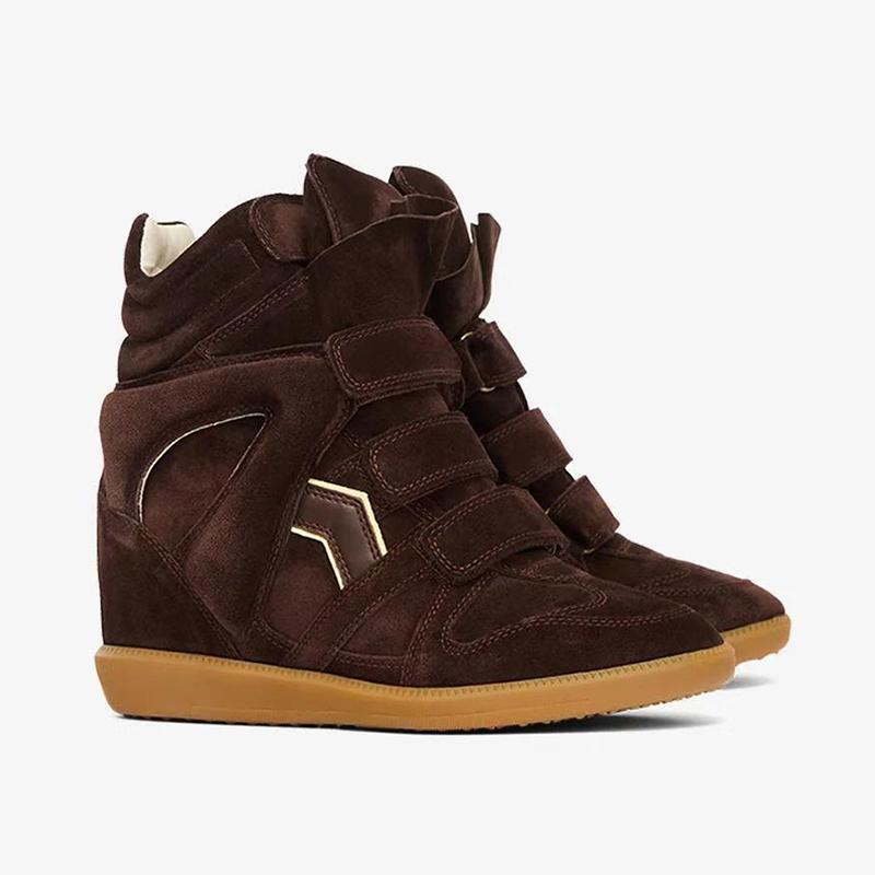 Зимние женские ботильоны из замшевой кожи классический ретро повседневные и универсальные на плоской подошве удобные и нескользящие 38 коричневый