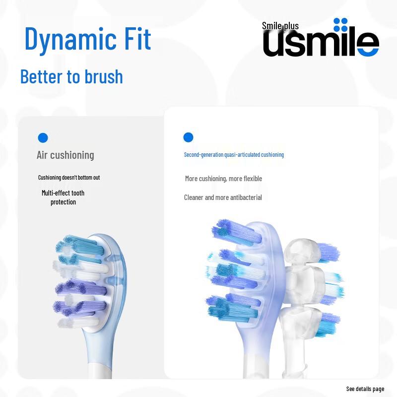 usmile Náhradní hlavice na elektrický zubní kartáček