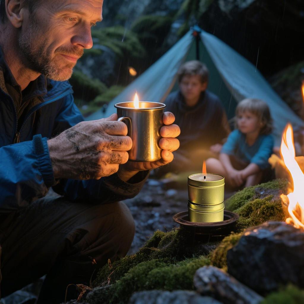 10pcs windproof Survival Candles long burning odorless smokeless emergency candle for power outages disaster prevention candles