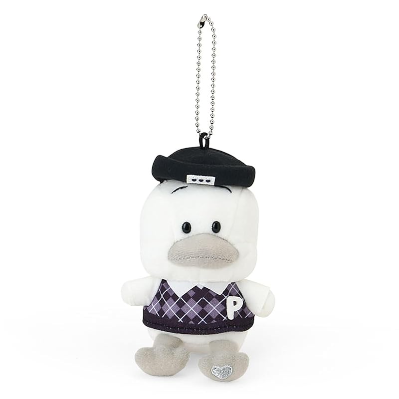 

[Sanrio] Mascot holder (monotone) duck peckle 105091