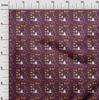 oneOone Cotton Flex Black Fabric Halloween Dress Material Fabric Print Fabric By The Yard 40 Inch