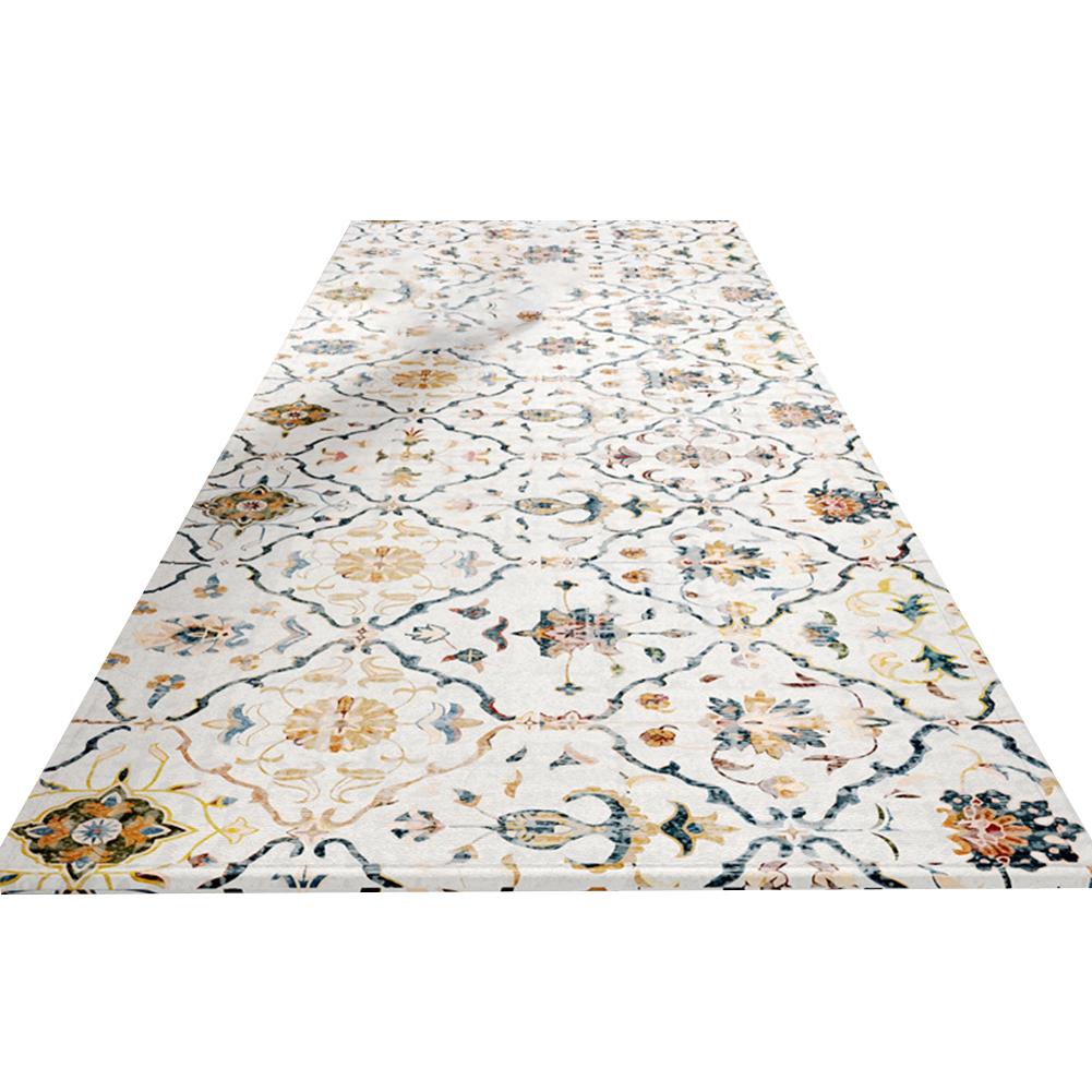 

1PC Ground Mat 45*70cm Polyester Fiber Pads Kitchen Carpet Waterproof And Anti Slip, Suitable For Kitchens And Bathroom Floors білий