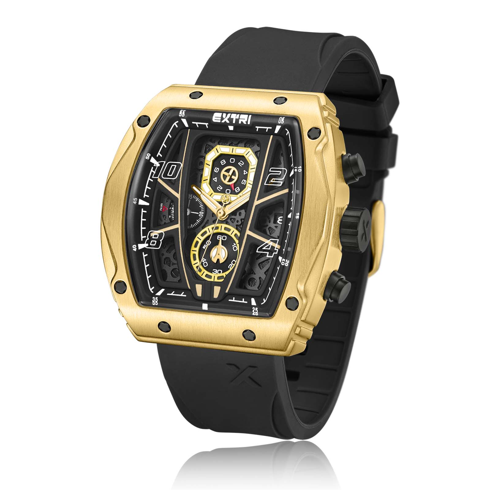 Мужские спортивные часы кварцевые часы мужские часы календарь часы для мужчин часы — фото 12